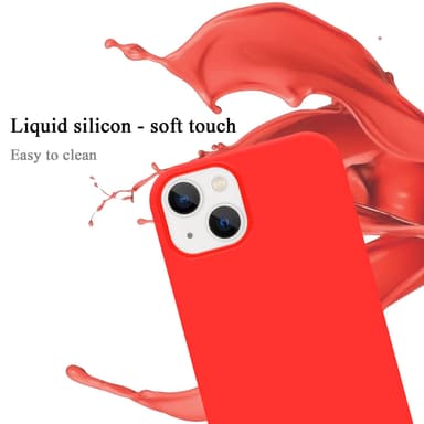 iPhone 14 Skal Fodral Case (Röd)