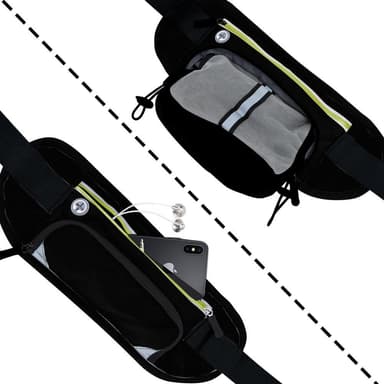 Sport vattenflaska Fanny Pack Mobiltelefonficka