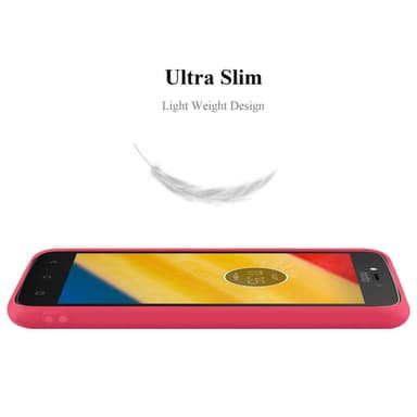 Skal Motorola MOTO C PLUS Fodral Case (Röd)