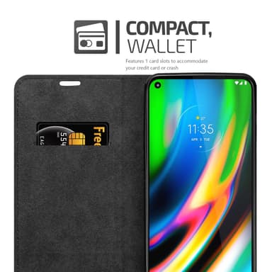 Motorola MOTO G9 PLUS Skal Fodral Case (Röd)