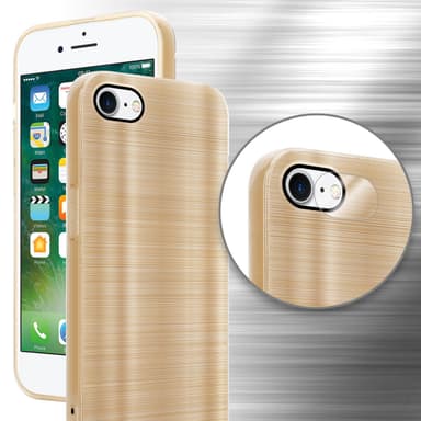 iPhone 7 / 7S / 8 / SE 2020 Skal Fodral Case (Guld)
