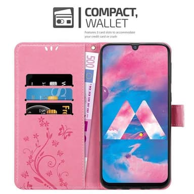 Samsung Galaxy M30 / A40s Plånboksfodral Skal (Rosa)