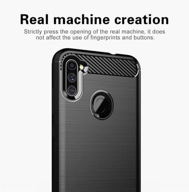 Samsung Galaxy A11 / M11 Skal Fodral Case (Svart)