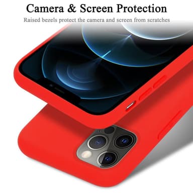iPhone 13 Skal Fodral Case (Röd)