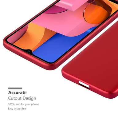 Skal Samsung Galaxy A20s Fodral Case (Röd)