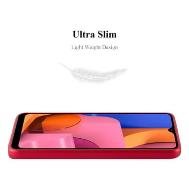 Skal Samsung Galaxy A20s Fodral Case (Röd)