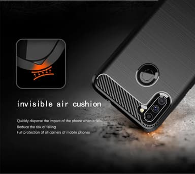 Samsung Galaxy A11 / M11 Skal Fodral Case (Svart)