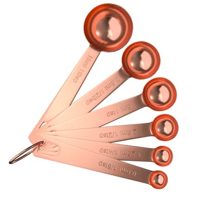 Mätsked 6 Delar Set (roséguld)