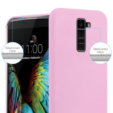 Skal LG K10 2016 Fodral Case (Rosa)