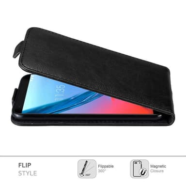 ZTE Blade V9 Flipfodral Skal (Svart)