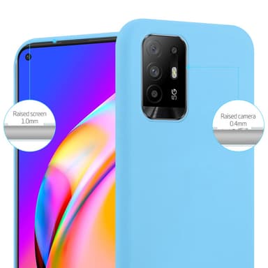 Skal Oppo A94 5G Fodral Case (Blå)
