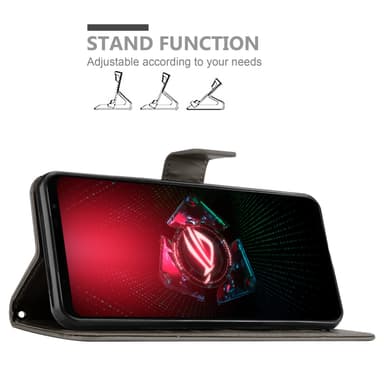 Asus ROG Phone 5 Plånboksfodral Skal (Grå)