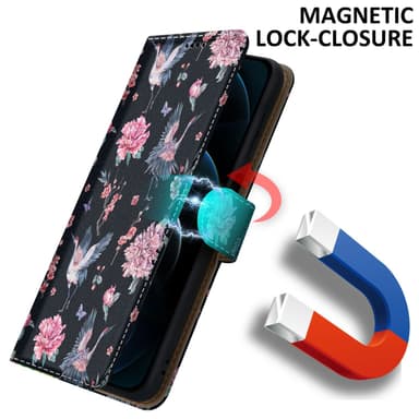 iPhone 13 PRO MAX Plånboksfodral Skal (Svart)