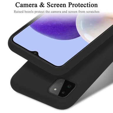 Samsung Galaxy A22 5G Skal Fodral Case (Svart)