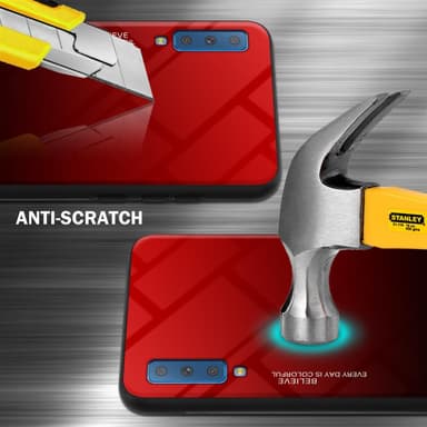Samsung Galaxy A7 2018 Skal Fodral Case (Svart)