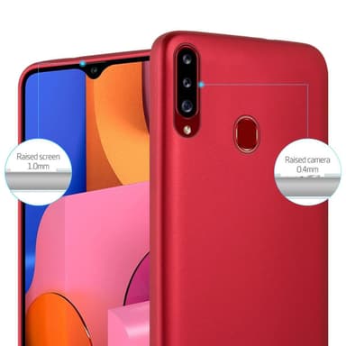 Skal Samsung Galaxy A20s Fodral Case (Röd)