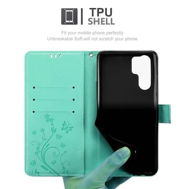 Huawei P30 PRO Plånboksfodral Skal (Turkos)