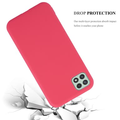 Skal Samsung Galaxy A22 5G Fodral Case (Röd)