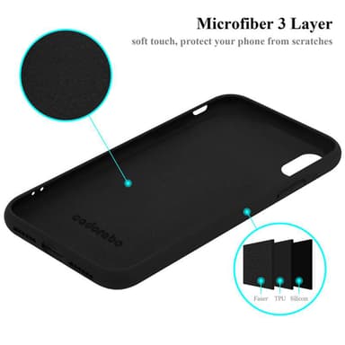 iPhone XR Skal Fodral Case (Svart)