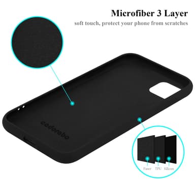 Samsung Galaxy A22 5G Skal Fodral Case (Svart)