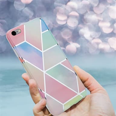 iPhone 6 PLUS / 6S PLUS Plånboksfodral Skal (Rosa)