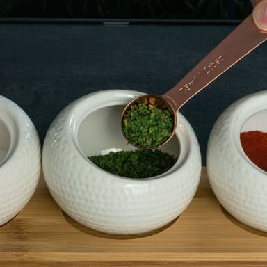 Mätsked 6 Delar Set (roséguld)