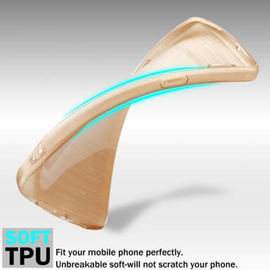 Samsung Galaxy A11 / M11 Skal Fodral Case (Guld)