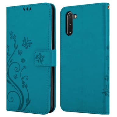 Samsung Galaxy NOTE 10 Plånboksfodral Skal (Blå)