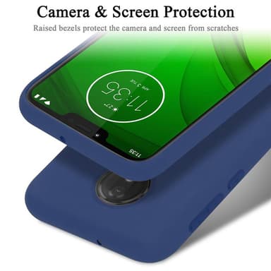 Motorola MOTO G7 POWER Skal Fodral Case (Blå)