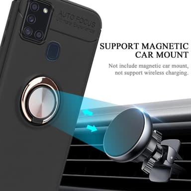 Samsung Galaxy A21s Skal Fodral Case (Svart)