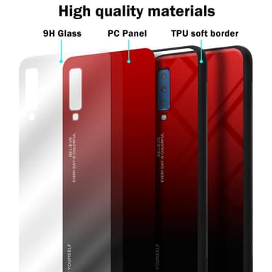 Samsung Galaxy A7 2018 Skal Fodral Case (Svart)