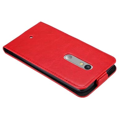 Motorola MOTO X PLAY Flipfodral Skal (Röd)
