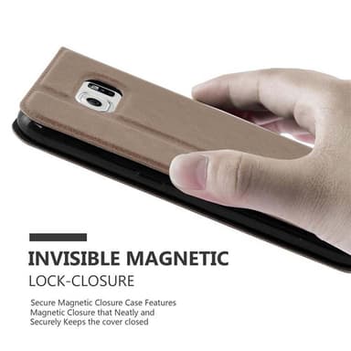 Samsung Galaxy NOTE 5 Plånboksfodral Skal (Brun)