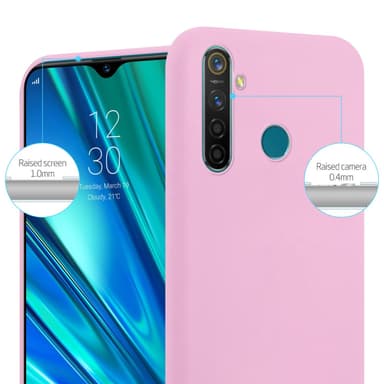 Skal Realme 5 PRO / Realme Q Fodral Case (Rosa)