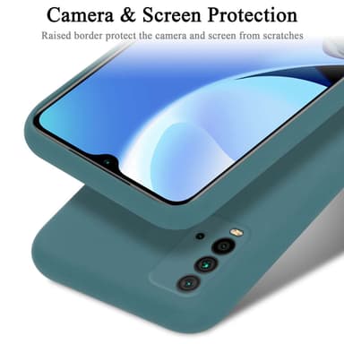 Xiaomi RedMi 9T Skal Fodral Case (Grön)