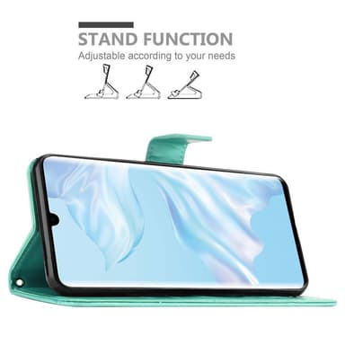 Huawei P30 PRO Plånboksfodral Skal (Turkos)