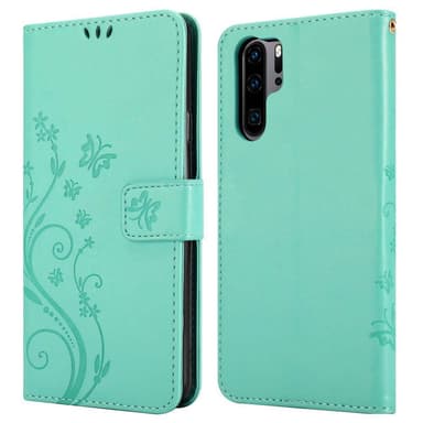 Huawei P30 PRO Plånboksfodral Skal (Turkos)