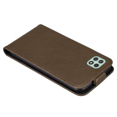 Samsung Galaxy A22 5G Flipfodral Skal (Brun)