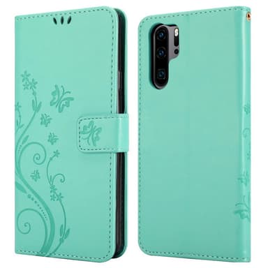 Huawei P30 PRO Plånboksfodral Skal (Turkos)