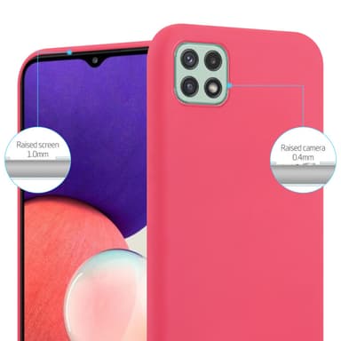 Skal Samsung Galaxy A22 5G Fodral Case (Röd)