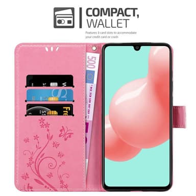 Samsung Galaxy A41 Plånboksfodral Skal (Rosa)