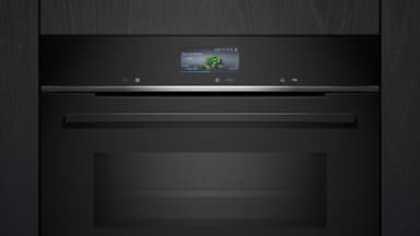 Siemens IQ700 Inbyggnadsugn med mikroHM736G1B1 (svart)