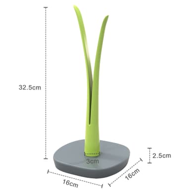 Hållare för hushållspapper bladlook fristående 32.5 cm