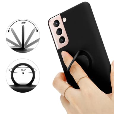 Skal Samsung Galaxy S21 5G Fodral Case (Svart)