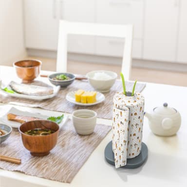 Hållare för hushållspapper bladlook fristående 32.5 cm