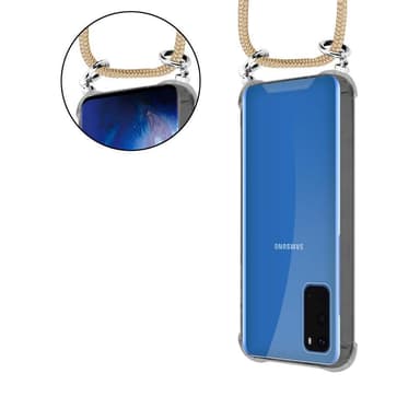 Skal Samsung Galaxy S20 Fodral Kedja (Brun)
