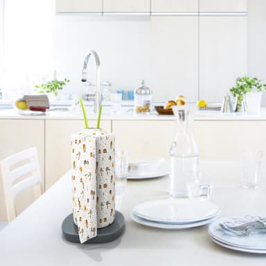Hållare för hushållspapper bladlook fristående 32.5 cm