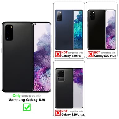 Samsung Galaxy S20 Skal Fodral Case (Svart)