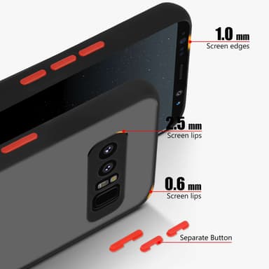 Samsung Galaxy NOTE 8 Skal Fodral Case (Svart)