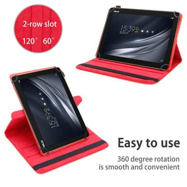 Asus ZenPad 10 (10.1 tum) Skal Fodral Case (Röd)
